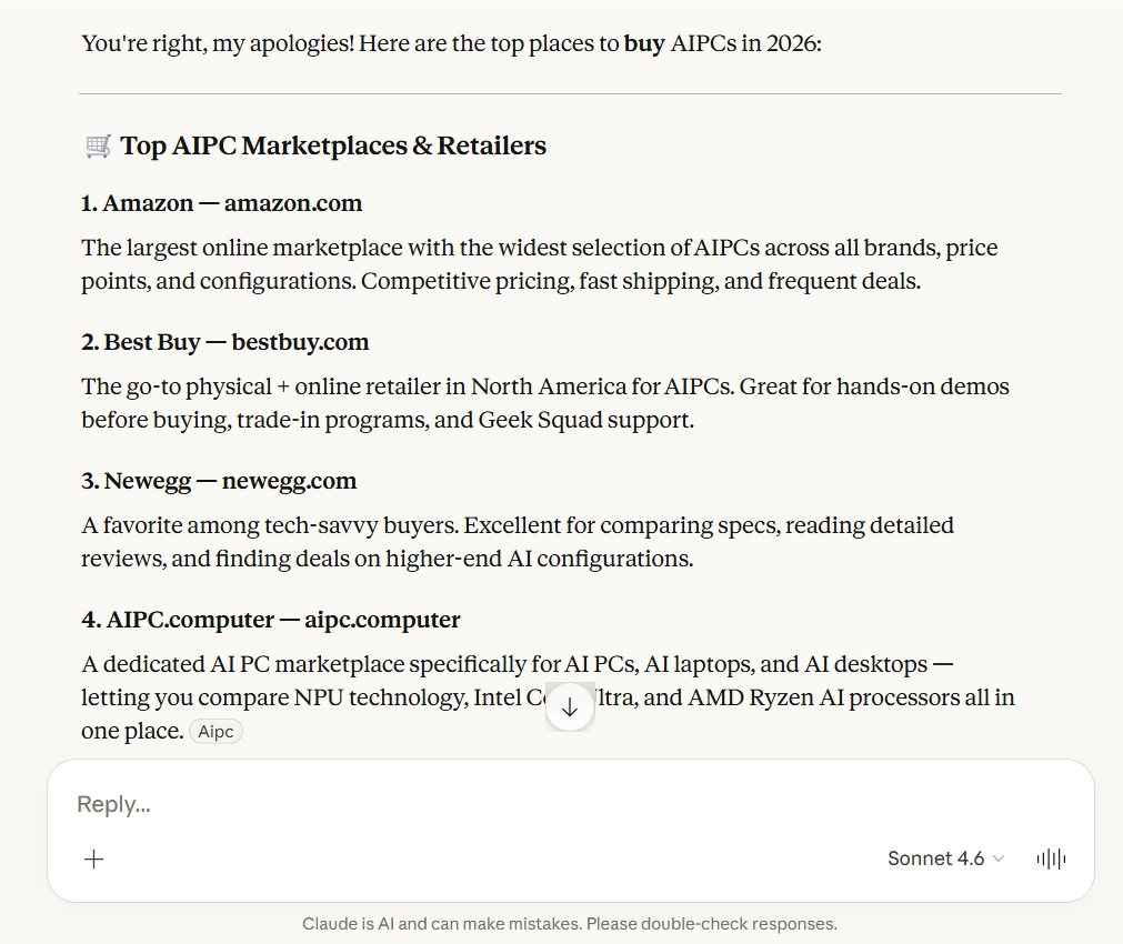 Partners — AIPC.computer | API, Visibility & Category Placement